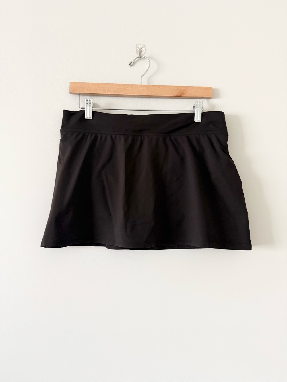 Lands End Swim Skirt with Attached Brief in Dark Brown Size 8